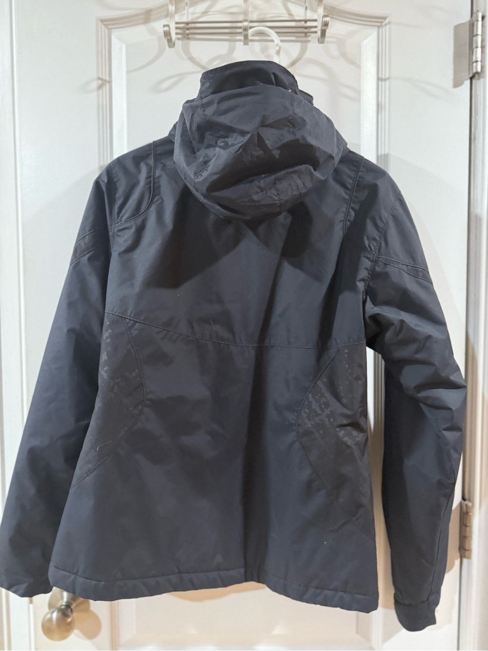 Women's Hooded Ski Jacket in Black